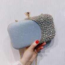 Load image into Gallery viewer, 2023 Women Diamond Evening Clutch Bags Bling Patchwork Banquet Wallets Wedding Dinner Bags Drop Shipping MN
