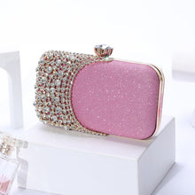Load image into Gallery viewer, 2023 Women Diamond Evening Clutch Bags Bling Patchwork Banquet Wallets Wedding Dinner Bags Drop Shipping MN
