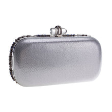 Load image into Gallery viewer, Paisley Rhinestone Clutch
